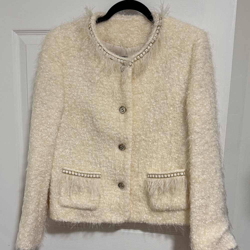 Elegant Cream Women's Jacket